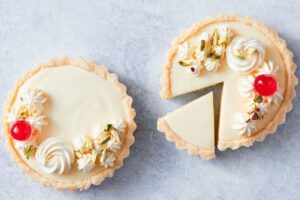 Baby white Christmas tarts