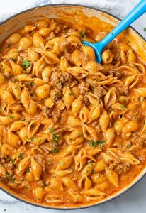 Creamy Beef and Shells Creamy Beef and Shells Creamy Beef and Shells